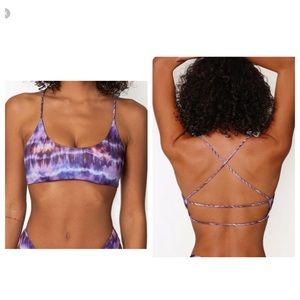 Purple Tie-Dye Bikini Set